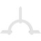 Ekena Millwork Ericson Architectural Grade PVC Gable Bracket, 60"W x 40"H x 2"D x 4"F, 16/12 Pitch GBP060X40X0204ERI00 - alternate 3